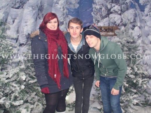 Giant Inflatable Snow Globe Guests