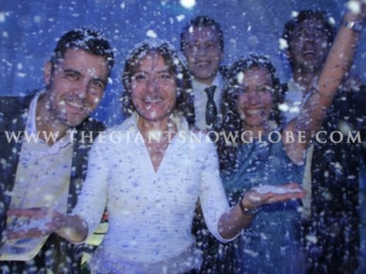 Giant Inflatable Snow Globe Guests