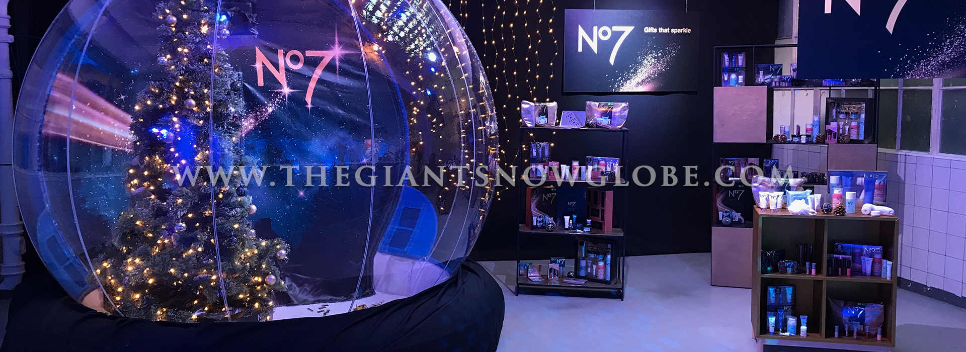 No7 Giant Snow Globe