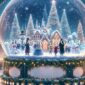 Enchanted Winter Event with Giant Snow Globe Hire and Festive Decorations
