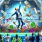 Inflatable Cash Grabber Hire From The Giant Snow Globe